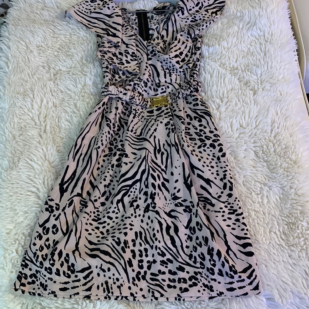 New (no tags) buckled knee length dress